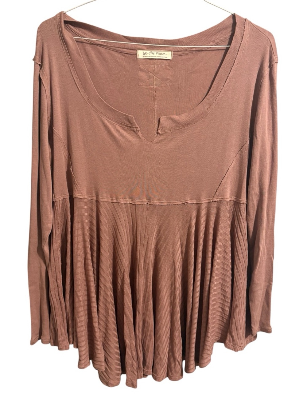 3 for $15 SALE! Free People We The Free Mauve Swing Top